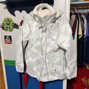 The North Face Women’s White Camo Jacket